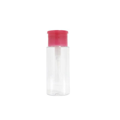 بطری پمپ پاک کننده ناخن 4oz ، بطری توزیع کننده پمپ پایین فشار نصب شده