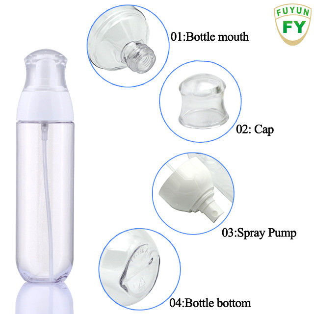 بطری های پمپ پلاستیک PETG برای بسته بندی زیبایی شفاف است
