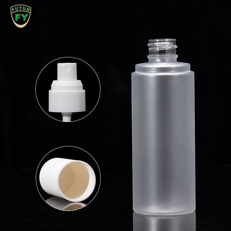 بطری های پمپ پلاستیکی شفاف و مات قابل شارژ سطح چاپ صفحه نمایش اندازه سفر