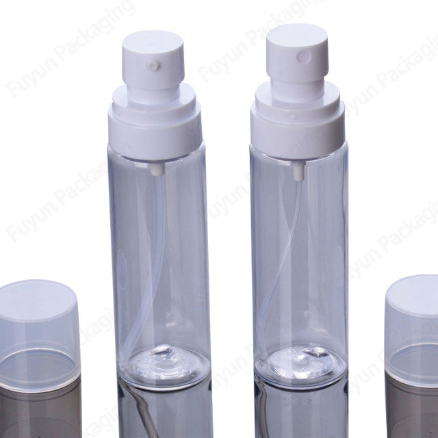 بطری های اسپری پلاستیکی و آرایشی پلاستیکی 3.4oz دستکاری سطح کروم