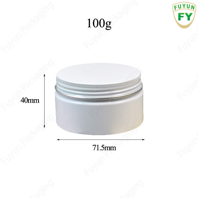 بسته بندی لوازم آرایشی و بهداشتی شیشه های خامه ای 40x71.5mm 100 گرم سطح کروم