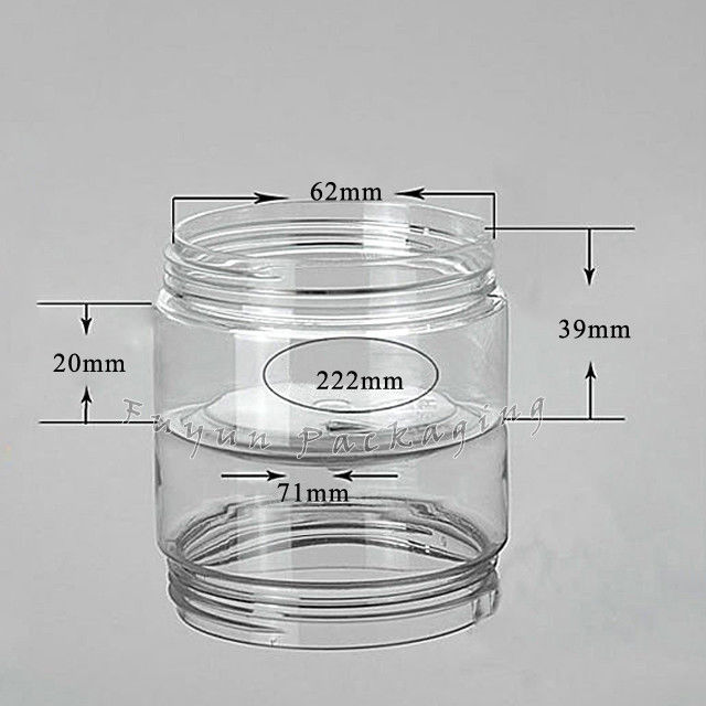 شیشه های بسته بندی پلاستیکی 3.3OZ دهان گسترده ای که برای مواد غذایی قابل شارژ است
