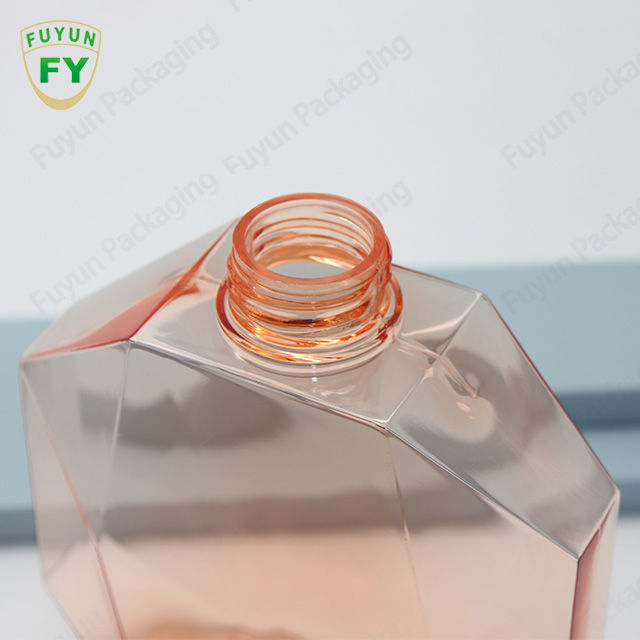 بطری شامپو پلاستیکی شش ضلعی شکل پلاستیکی PET 300ml 500ml