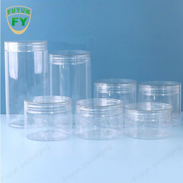 کره مواد غذایی کره بادام زمینی BPA رایگان PET پلاستیک شیشه ای با پیچ بالا درب 100ml 500ml