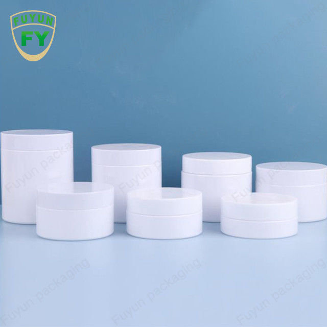 Electroplate ظروف لوازم آرایشی و بهداشتی Pet با درپوش سفید 50ml 150ml 250ml