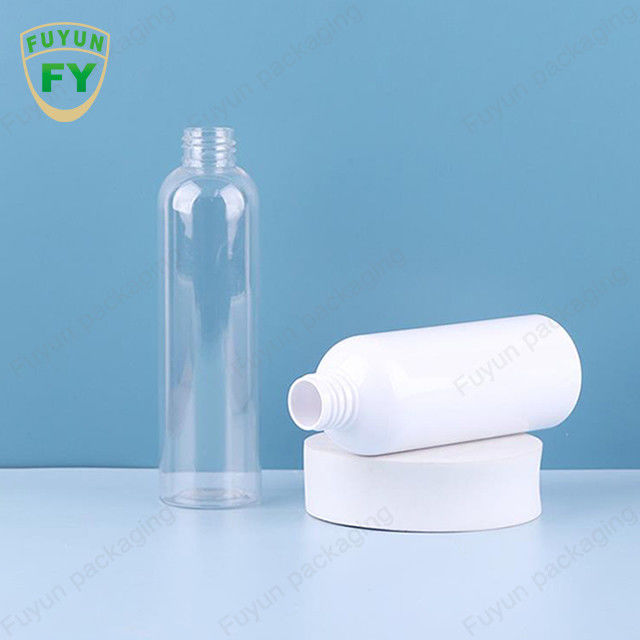 بطری های پلاستیکی پلاستیکی PET 100ml شفاف با چاپ چوب سبک چاپ