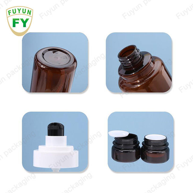 اسپری مداوم بطری های پمپ پلاستیکی مراقبت از پوست Fuyun 40 میلی لیتری 60 میلی لیتری کهربایی