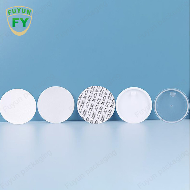 Fuyun 80ml 100ml 120ml سفید رنگ شفاف ضخیم کردن دیواره پایین شیشه کرم پلاستیکی حیوان خانگی با درپوش رنگی