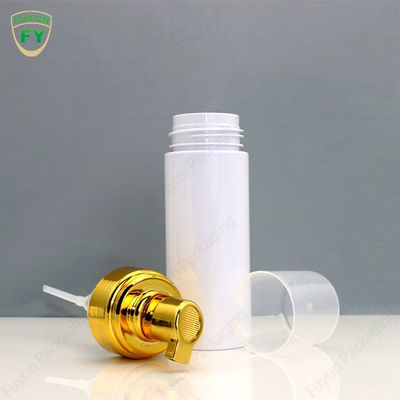 پاک کننده صورت خالی صورت بطری پمپ فوم پلاستیکی طلای 150 میلی لیتر برای شستن دست