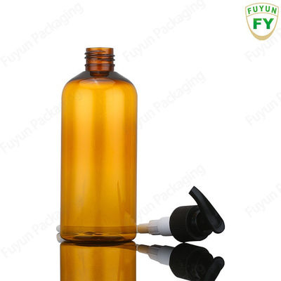300ML شامپو پمپ تلگراف بطری رنگ کهربا برای لوسیون بدن