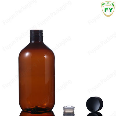 بطری های پلاستیکی سرم 16oz ، بطری های 500 میلی لیتری کهربا حیوان خانگی خالی