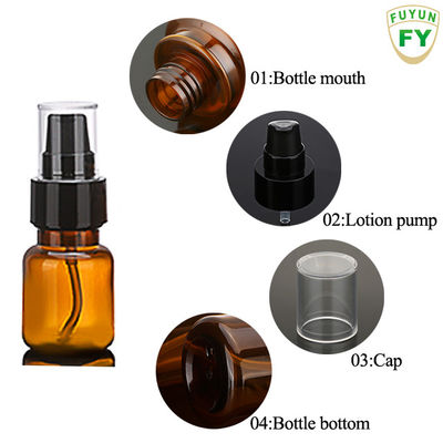 mini w55mm Fine Mist بطری های پلاستیکی قابل تعویض کوچک به شکل گرد