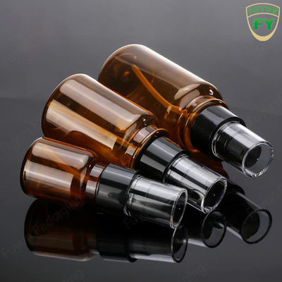 mini w55mm Fine Mist بطری های پلاستیکی قابل تعویض کوچک به شکل گرد