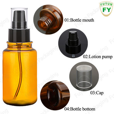 Amber 5.7oz بطری اسپری خالی با پمپ فشار MSDS SGS Certificate