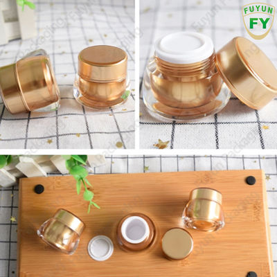 ظروف شیشه ای پلاستیکی کوچک 7 گرمی ، شیشه های اکریلیک مخصوص مراقبت از پوست برای لوازم آرایشی