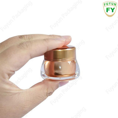 شیشه آرایشی اکریلیک دو جداره 7 گرمی برای بسته بندی کرم صورت