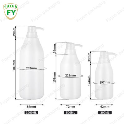 شامپو PET پلاستیکی ژل دوش بطری لوسیون ضد عفونی کننده پمپ 300 میلی لیتر 400 میلی لیتر 500 میلی لیتر 600 میلی لیتر
