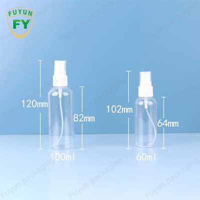 بطری اسپری پلاستیکی عطر Fine Mist 80ml 100ml Mini Clear
