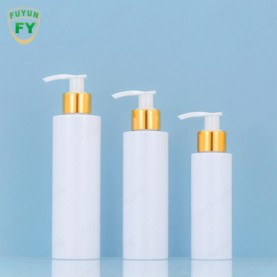 بطری شامپو پلاستیکی سفارشی PET 250 میلی لیتری بسته بندی پمپ توزیع کننده روغن مو