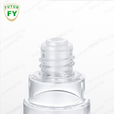 بطری های 18 میلی لیتری 20 میلی لیتری پمپ پلاستیکی بطری تونر PET شفاف به شکل کپسول