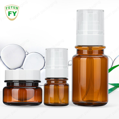 بطری های پمپ پلاستیکی سرم 30 گرمی 40 میلی لیتری 60 میلی لیتری شیشه دوجداره پت