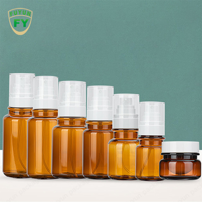 بطری های پمپ پلاستیکی سرم 30 گرمی 40 میلی لیتری 60 میلی لیتری شیشه دوجداره پت